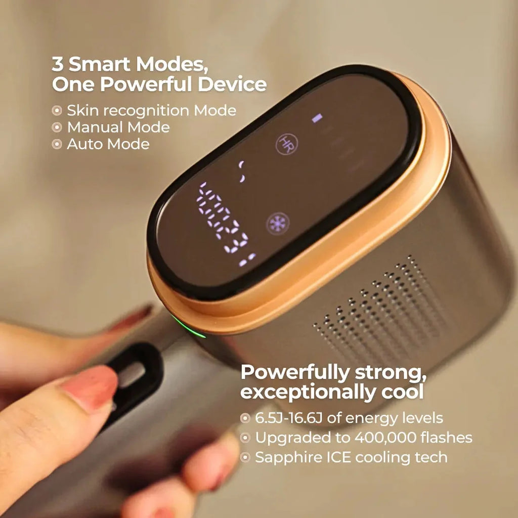 Skingen Sapphire Ice Premium IPL Hair Removal Device