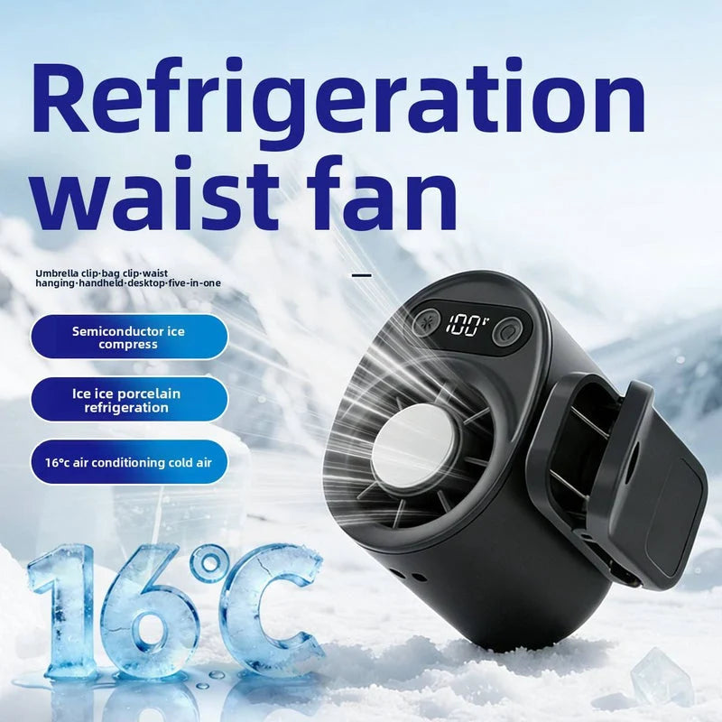 Handheld & Waist-Mounted Fan