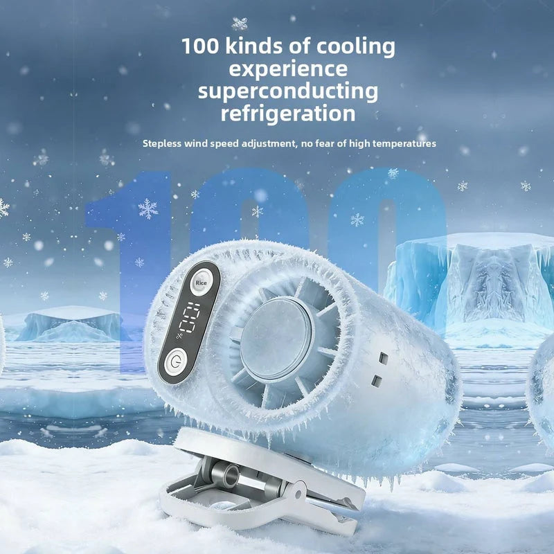 Handheld & Waist-Mounted Fan